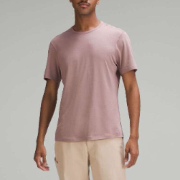 LULULEMON Men's 5 Year Basic T-Shirt Twilight Rose Size Medium - Picture 1 of 6